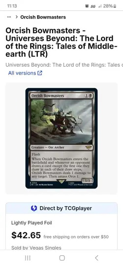 Orcish Bowmasters Magic The Gathering - Image 1
