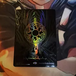 Plains (Phyrexian) - Full Art (Oil Slick Raised Foil) Phyrexia: All Will Be One - Image 1