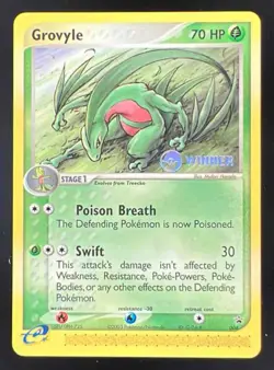 2003 Pokemon Nintendo Black Star Promos e-League Winner #004 Grovyle - Image 1