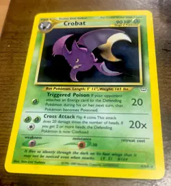 Crobat 1st Edition Holo 04/64 Neo Revelation Pokemon TCG - Image 1