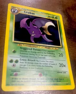 Crobat 1st Edition Holo 04/64 Neo Revelation Pokemon TCG - Image 2