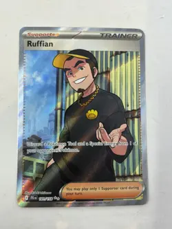 Pokemon Ruffian Full Art Ultra Rare (181/159) Journey Together NM/MINT - Image 1