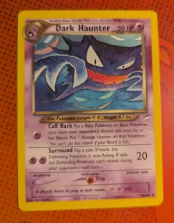 Dark Haunter - Neo Destiny 36/105 - Uncommon - Vintage Pokemon TCG - NM - Image 1