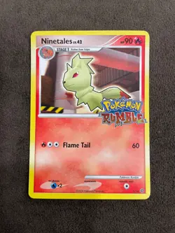 Ninetales 3/16 Pokemon Rumble Stamped 2009 Pokemon TCG English NM - Image 1