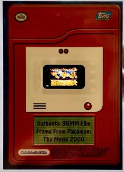 Topps Pokemon 2000 Authentic 35mm Film Frame Lugia Title Screen Movie Logo GRAIL - Image 2