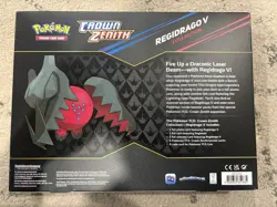 Pokemon Crown Zenith Regidrago V Collection Box - New, Sealed 820650851834 - Image 2