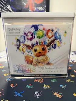Prismatic Evolutions Pokemon Center ETB Elite Trainer Box Sealed - Image 1
