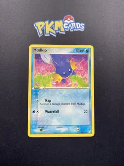 Pokemon TCG Mudkip Crystal Guardians 58/100 Regular LP. - Image 1
