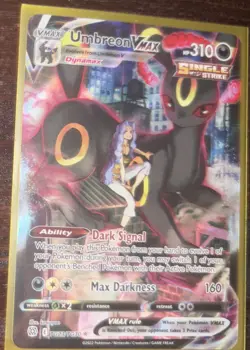 Pokemon TCG Umbreon VMAX TG23/TG30 Brilliant Stars Trainer Gallery NM Condition - Image 3