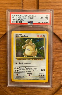 1999 Pokemon Jungle Kangaskhan NO SYMBOL 5/64 PSA 8 # 44192062 - Image 4