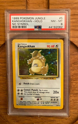 1999 Pokemon Jungle Kangaskhan NO SYMBOL 5/64 PSA 8 # 44192062 - Image 5