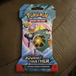Pokemon Scarlet & Violet Journey Together Booster Pack RANDOM ART Free Ship - Image 1