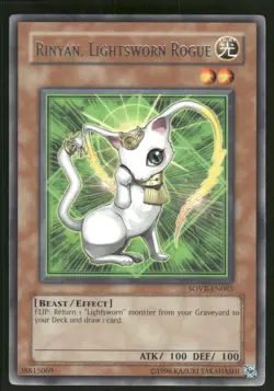 Yu-Gi-Oh! TCG Rinyan Lightsworn Rogue Rare Regular - Image 1