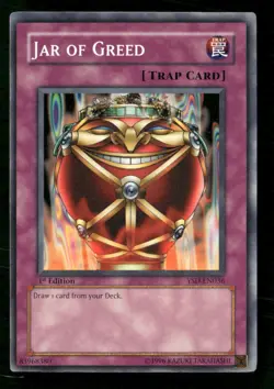 Jar of Greed #YSD-EN036 Yugioh 1st Edition - Image 1
