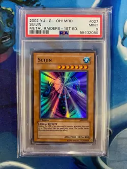 PSA 2002 Yu-Gi-Oh! MRD Suijin Metal Raiders - 1st Edition #027 Mint 9 - Image 1