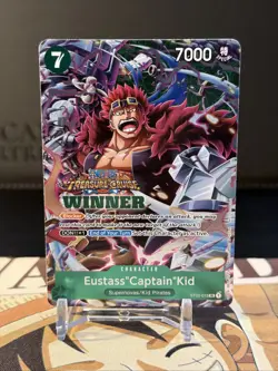One Piece! Eustass Captain Kid ST02-013 - Winner Treasure Cruise - English - NM - Image 1