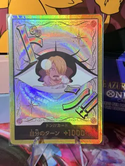 DON !! Card Charlotte Pudding Gold Japanese ONE PIECE Card The Best Vol.2 - NM - Image 1