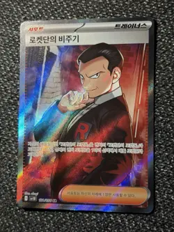 Team Rocket's Giovanni SR 121/098 Team Rocket sv10 Pokemon Card Japanese NM - Image 2