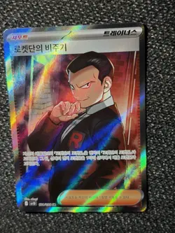Team Rocket's Giovanni SR 121/098 Team Rocket sv10 Pokemon Card Japanese NM - Image 4