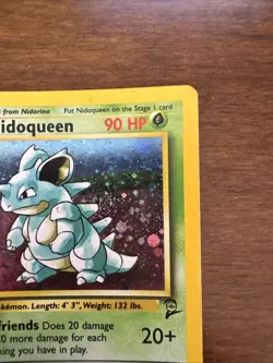 Pokemon Nidoqueen TCG Holo Unlimited Rare Card 12/130 Base Set 2 - Image 3