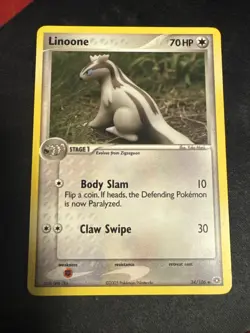 Pokemon TCG Linoone EX Emerald Card 34/106 Regular - Image 1