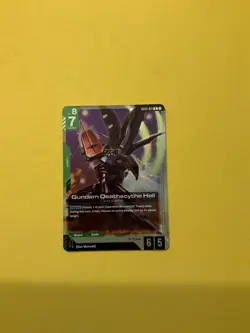 Gundam Deathscythe Hell Gundam Card Game . Steel Requiem Rare . GD03-021 - Foil - Image 1