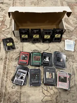 Lot Of 400 - 1995/96 Decipher Star Wars Customizable Cards Mint Condition Lot #4 - Image 1