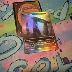 DIY Dolmen Gate Full Art Foil Mtg Play Test Card - Image 1