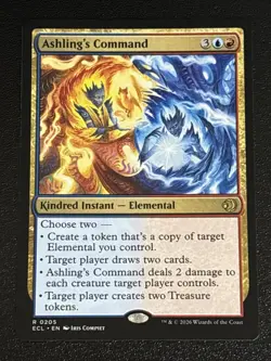 MTG Lorwyn Eclipsed Ashling's Command 0205 NM Rare - Image 1
