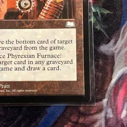 Magic the gathering Phyrexian Furnace ( Excellent condition) mtg weatherlight - Image 4