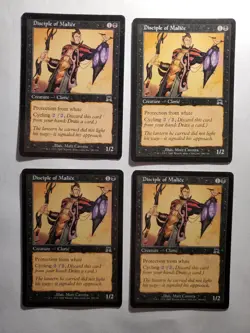MtG Disciple of Malice LP x4 - Onslaught - Image 1