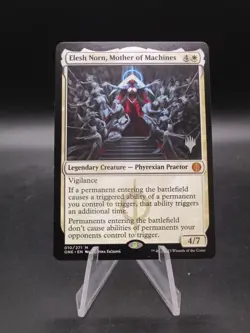 MTG Elesh Norn, Mother of Machines Phyrexia All Will Be One Promo -Legendsonmain - Image 1