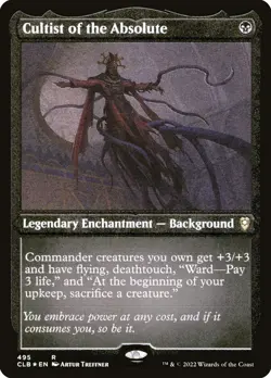 [MTG] Cultist of the Absolute (Foil) (Foil Etched) (495) (CLB) NM - Image 1