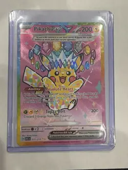 Pokemon Pikachu EX SIR 277/217 Ascended Heroes English - Pack Fresh - NM - Image 2