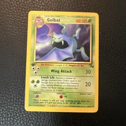 # Pokemon Golbat 34/62 Fossil 1st Edition 1999 WOTC Vintage Near Mint NM - Image 1
