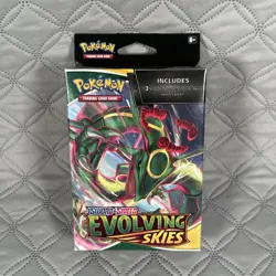 Pokemon TCG Sword & Shield Evolving Skies 3 Booster Pack Hanger Box - Sealed - Image 1