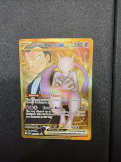 Pokemon TCG Team Rockets Mewtwo EX 240/182 Full Art Destined Rivals English - Image 1