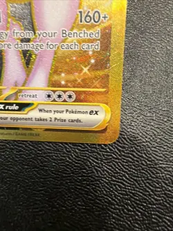 Pokemon TCG Team Rockets Mewtwo EX 240/182 Full Art Destined Rivals English - Image 2