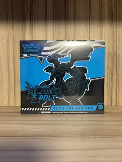 Pokemon Scarlet Violet Black Bolt ETB Elite Trainer Box - New & Sealed - Image 1