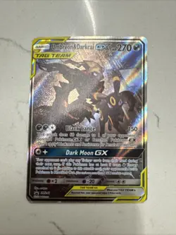 Pokemon TCG Umbreon & Darkrai GX SM241 Sun & Moon Promo - Image 1