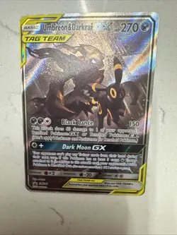 Pokemon TCG Umbreon & Darkrai GX SM241 Sun & Moon Promo - Image 4
