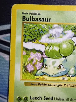 SHADOWLESS Bulbasaur #044/102 - Vintage Pokemon - Base Set Unlimited - HP - Image 2