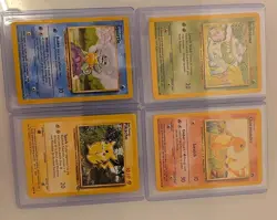Pokemon Base Set Charmander, Squirtle, Bulbasaur, Pikachu Unlimited Starter Pack - Image 2