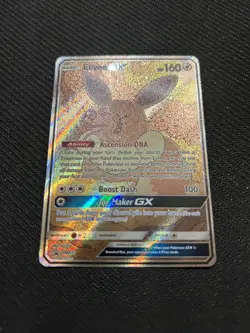 Pokemon TCG Eevee GX SM233 Full Art Promo Black Star Ultra Rare Holo - Image 2