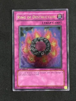 Ring Of Destruction DPKB-EN036 1st Edition Ultimate Rare NM/VLP YuGiOh - Image 1