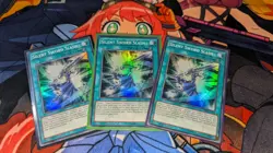 YuGiOh! | PLAYSET 3x Silent Sword Slash | DPRP-EN004 Super Rares | 1st Eds. NM - Image 1