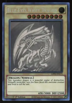 Blue-Eyes White Dragon GFP2-EN175 Ghost Rare Yu-Gi-Oh - Image 1