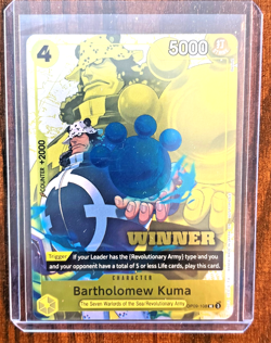 Bartholomew Kuma (Winner Pack 2025 Vol. 4) OP09-108 LIGHTLY PLAYED - Image 1