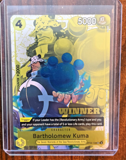 Bartholomew Kuma (Winner Pack 2025 Vol. 4) OP09-108 LIGHTLY PLAYED - Image 2