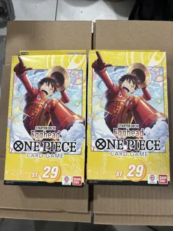 (2) x ONE PIECE CARD GAME: EGGHEAD STARTER DECK ST-29 ENGLISH Free Shipping - Image 1